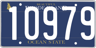 RI license plate 10979