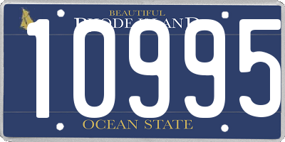 RI license plate 10995