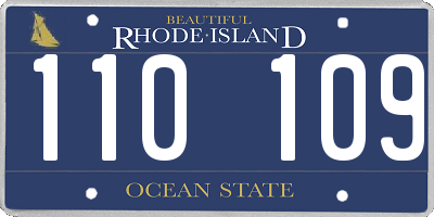RI license plate 110109