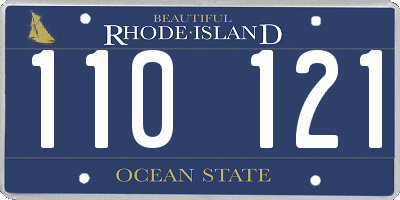 RI license plate 110121