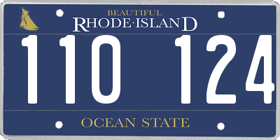 RI license plate 110124