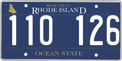 RI license plate 110126