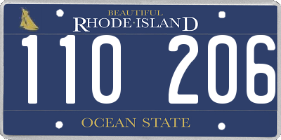 RI license plate 110206