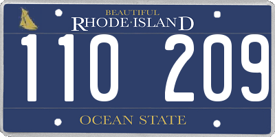 RI license plate 110209