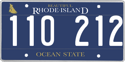 RI license plate 110212
