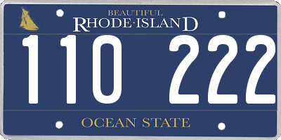 RI license plate 110222