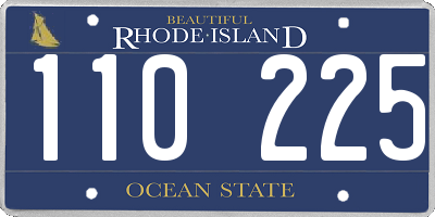 RI license plate 110225