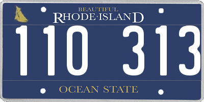 RI license plate 110313