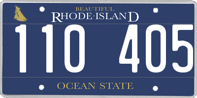 RI license plate 110405
