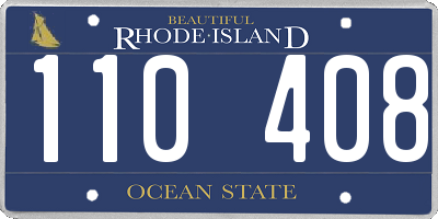 RI license plate 110408