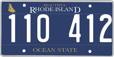 RI license plate 110412