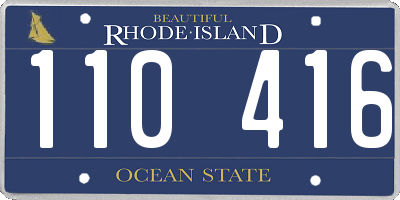 RI license plate 110416