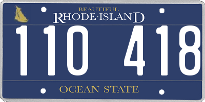 RI license plate 110418
