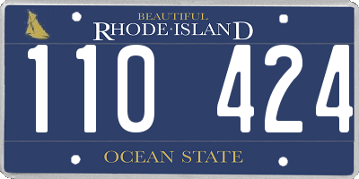 RI license plate 110424
