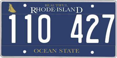 RI license plate 110427