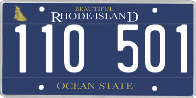 RI license plate 110501