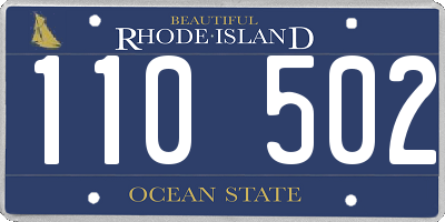 RI license plate 110502