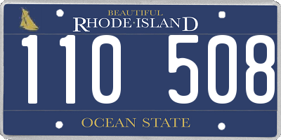 RI license plate 110508