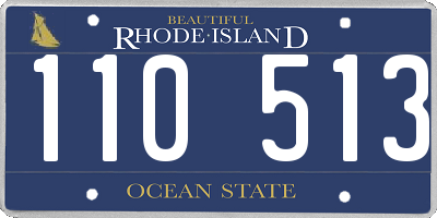 RI license plate 110513