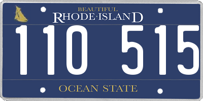 RI license plate 110515