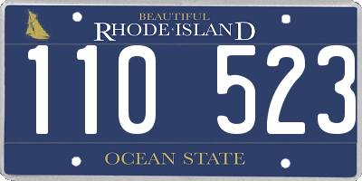 RI license plate 110523