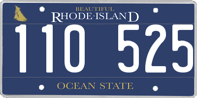 RI license plate 110525