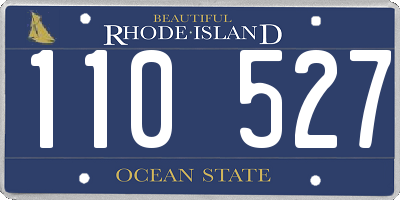 RI license plate 110527