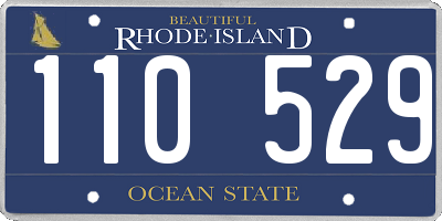 RI license plate 110529