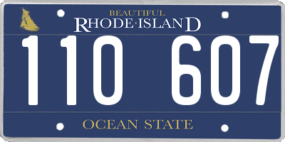RI license plate 110607