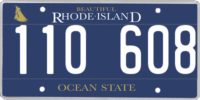 RI license plate 110608