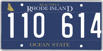 RI license plate 110614
