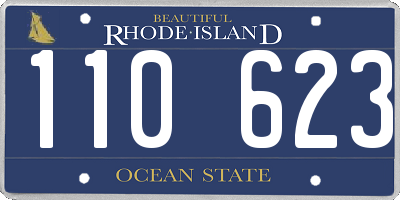 RI license plate 110623