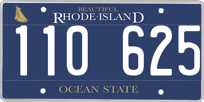 RI license plate 110625