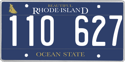RI license plate 110627