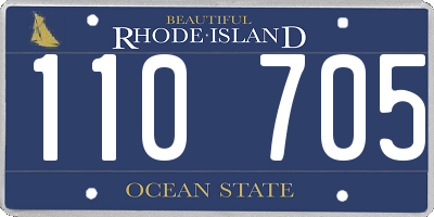 RI license plate 110705