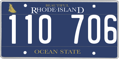 RI license plate 110706