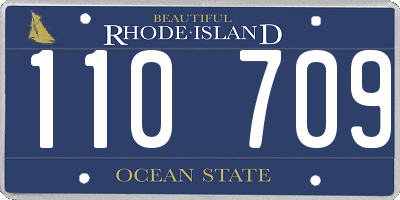 RI license plate 110709