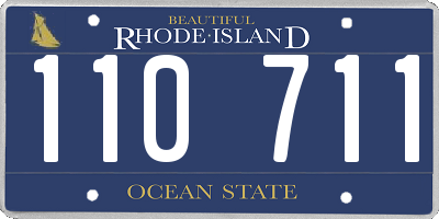 RI license plate 110711