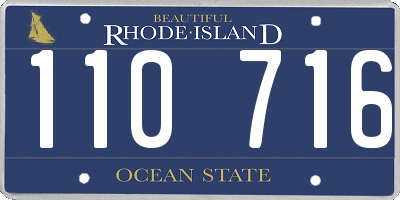 RI license plate 110716