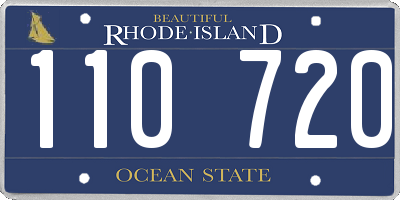 RI license plate 110720