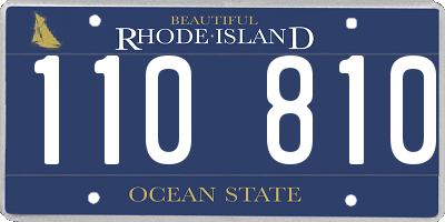 RI license plate 110810