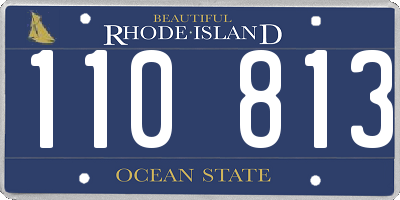 RI license plate 110813