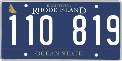 RI license plate 110819