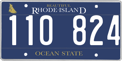 RI license plate 110824