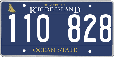 RI license plate 110828