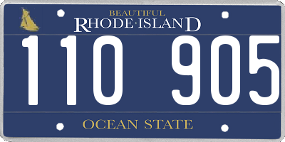RI license plate 110905