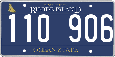 RI license plate 110906