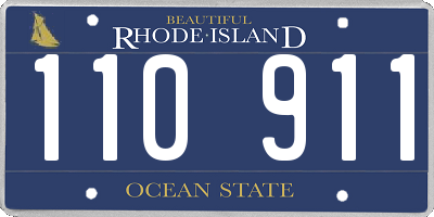 RI license plate 110911