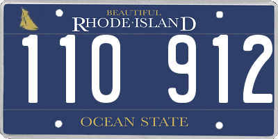RI license plate 110912