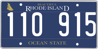 RI license plate 110915